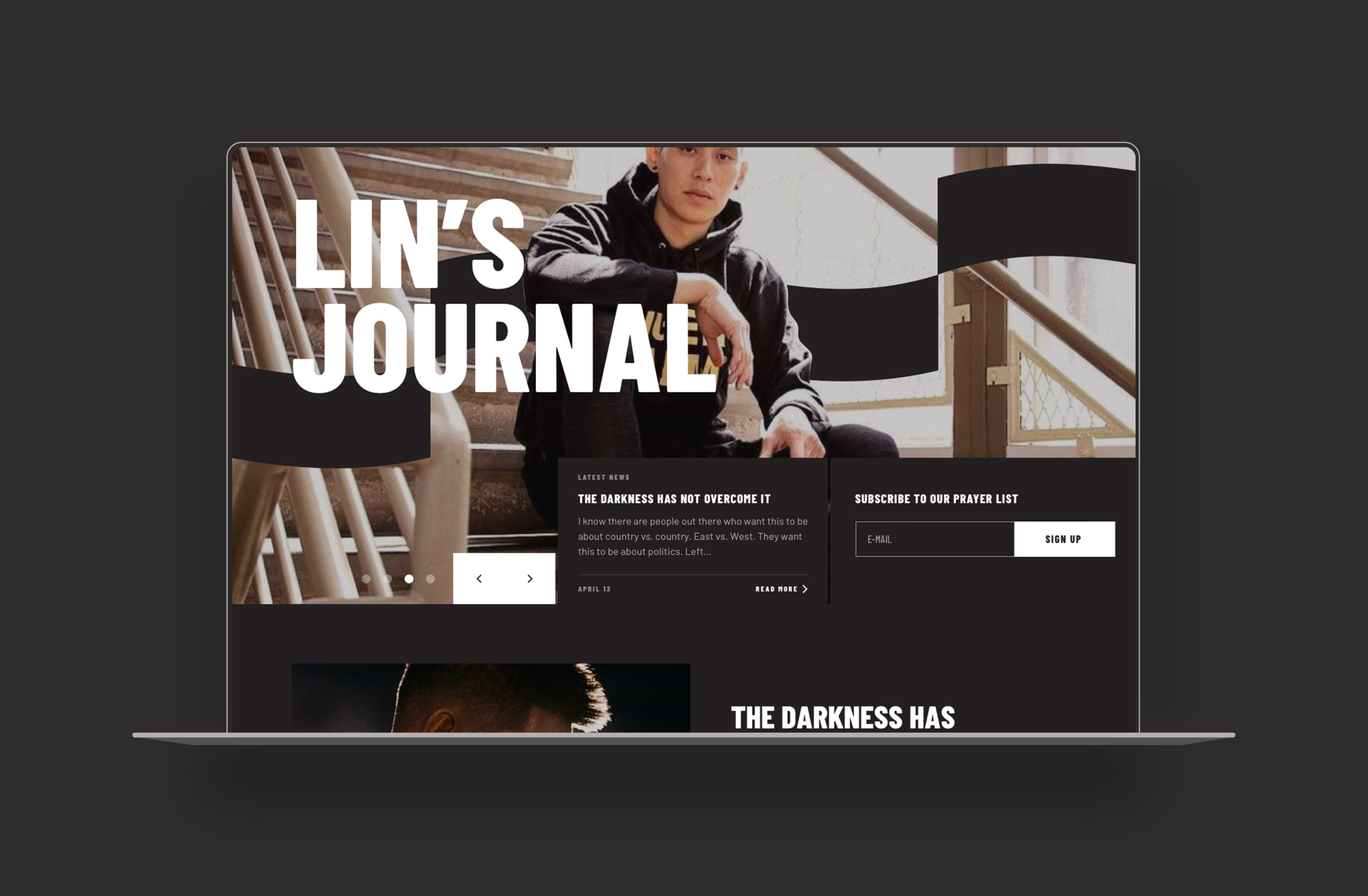 lin's journal webpage