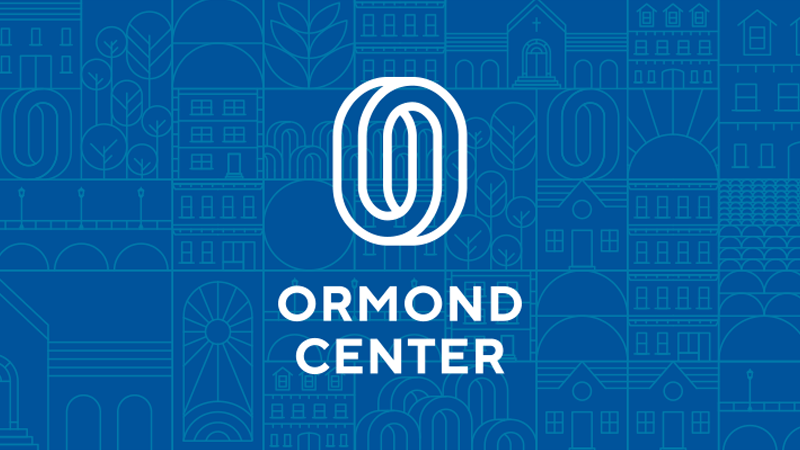 Ormond Center Logo, Illustrated Pattern